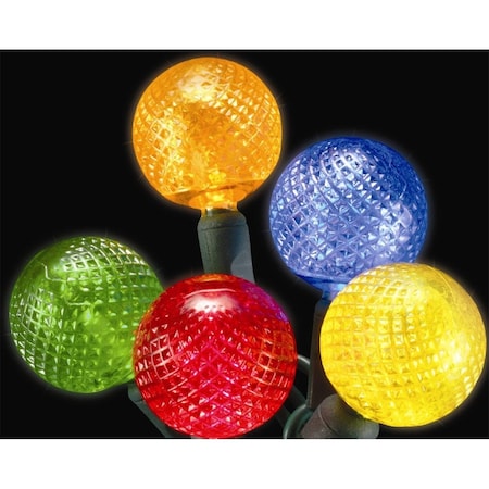 Forever Bright Kellogg Plastics 1 in Holiday  Christmas Indoor  Outdoor G25 LED Multi Color 62317
